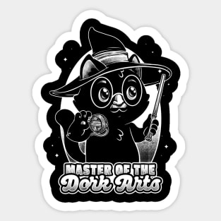 Black Cat Dark Magic - Funny Dork Pet Sticker